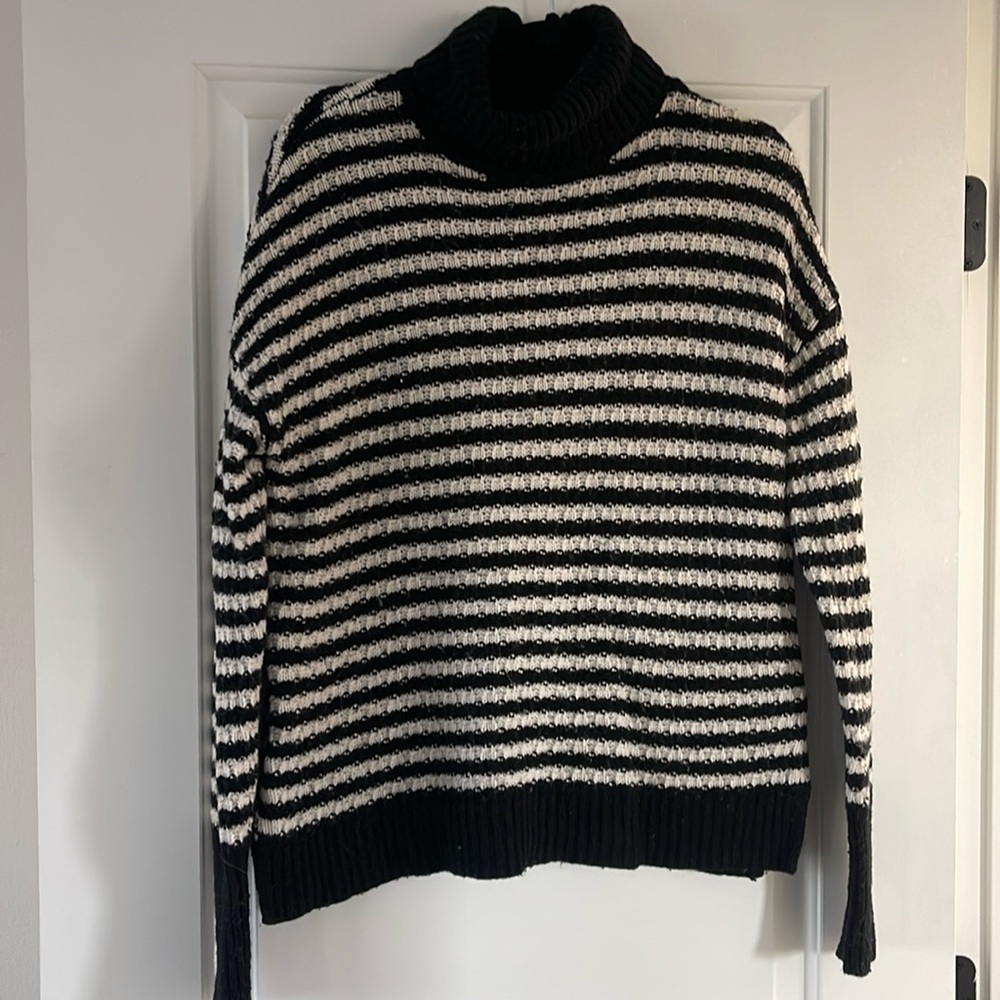 Striped GAP Turtleneck Sweater
